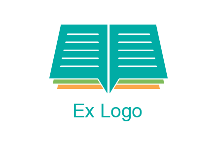 book and chat bubbles logo