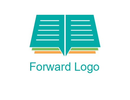 book and chat bubbles logo