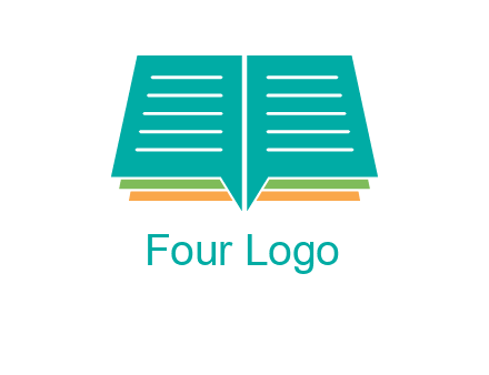 book and chat bubbles logo