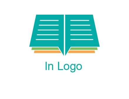 book and chat bubbles logo