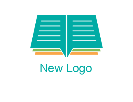 book and chat bubbles logo