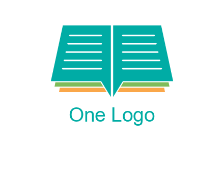 book and chat bubbles logo