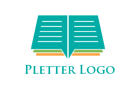book and chat bubbles logo