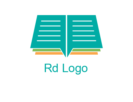 book and chat bubbles logo