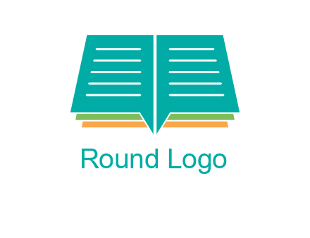 book and chat bubbles logo