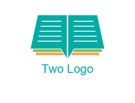 book and chat bubbles logo