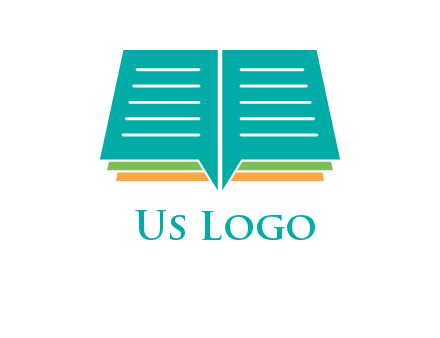 book and chat bubbles logo