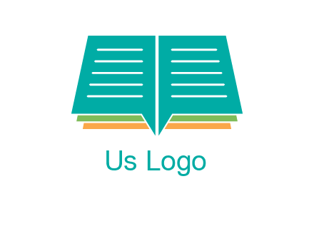 book and chat bubbles logo