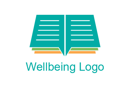 book and chat bubbles logo