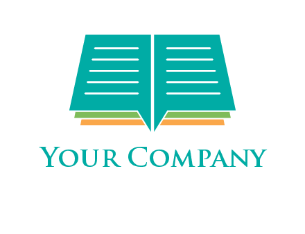 book and chat bubbles logo
