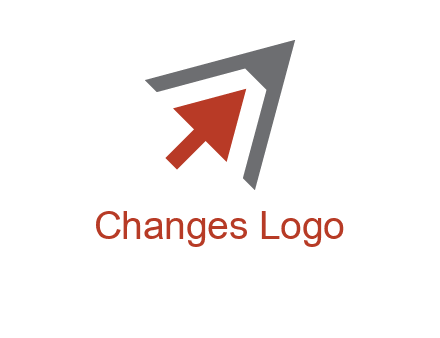 arrow cursor inside pencil tip logo