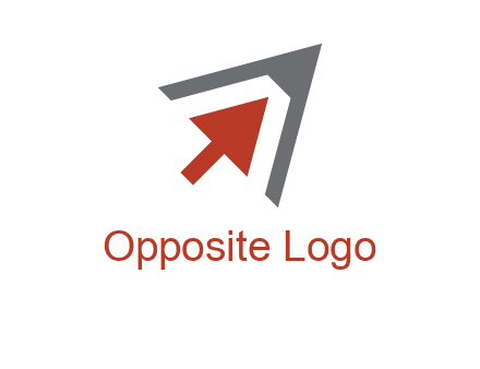 arrow cursor inside pencil tip logo