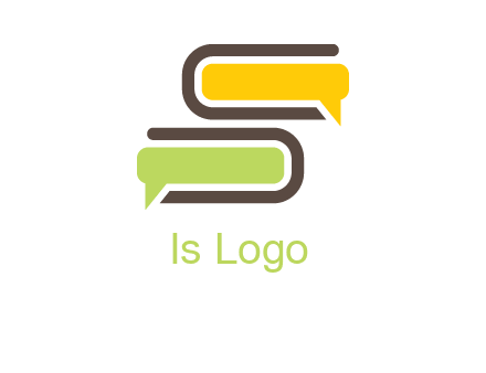 books with chat bubbles logo