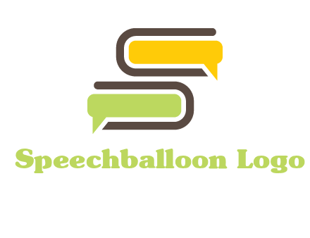 books with chat bubbles logo