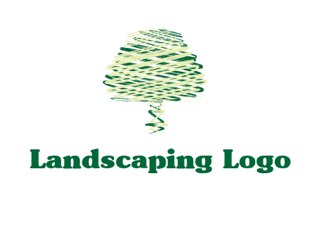 scribble tree logo