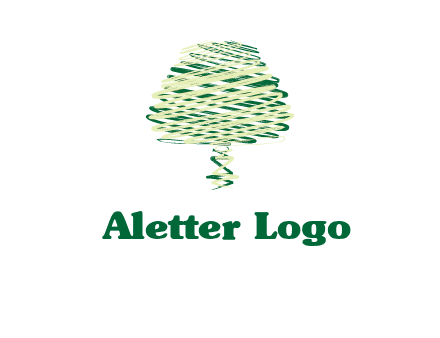 scribble tree logo