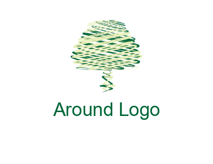 scribble tree logo