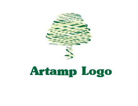 scribble tree logo