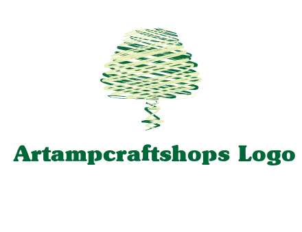 scribble tree logo