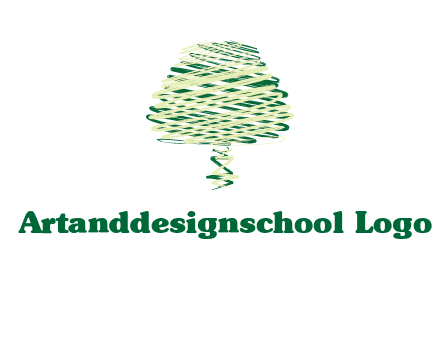 scribble tree logo