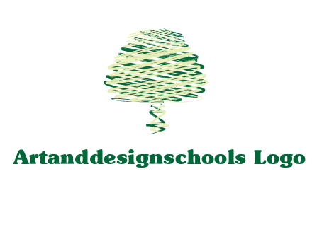 scribble tree logo