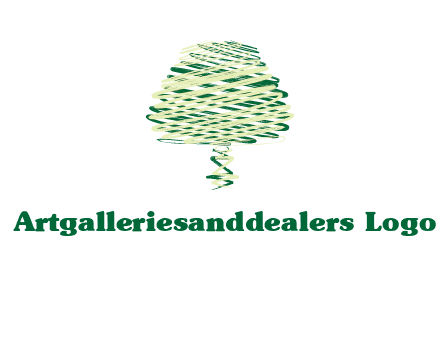 scribble tree logo