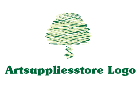 scribble tree logo