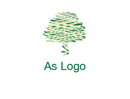 scribble tree logo