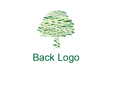 scribble tree logo