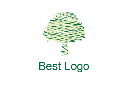 scribble tree logo