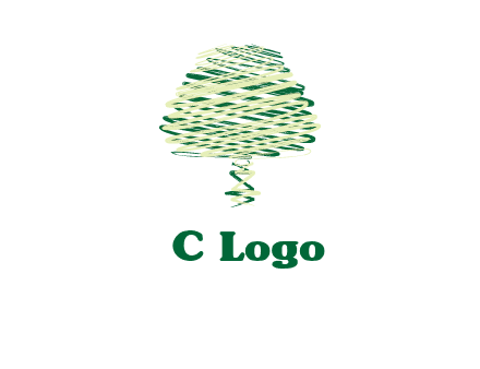 scribble tree logo