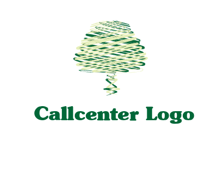 scribble tree logo