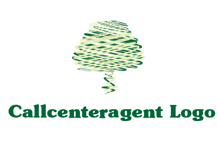 scribble tree logo
