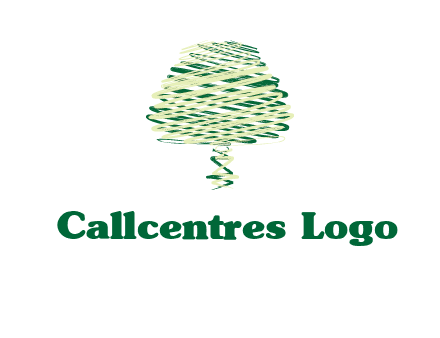 scribble tree logo