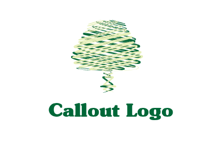 scribble tree logo