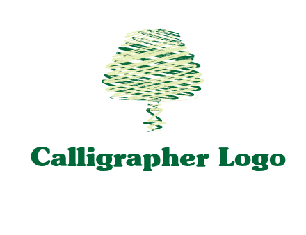 scribble tree logo