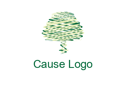 scribble tree logo