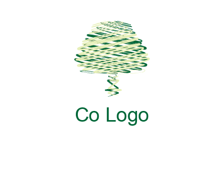 scribble tree logo