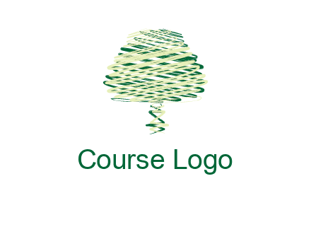scribble tree logo