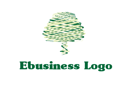 scribble tree logo