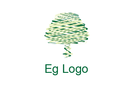 scribble tree logo