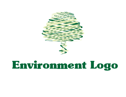 scribble tree logo