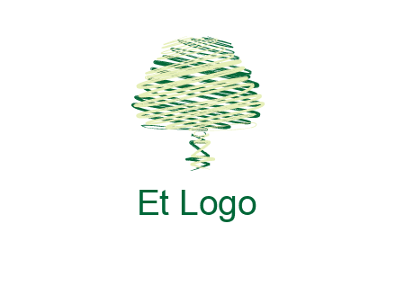 scribble tree logo