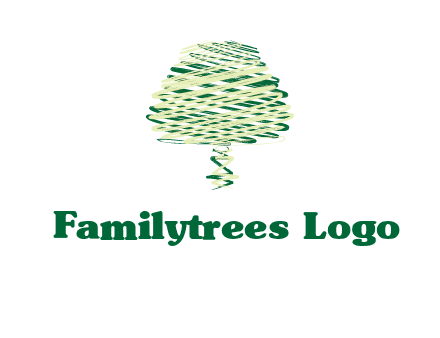 scribble tree logo