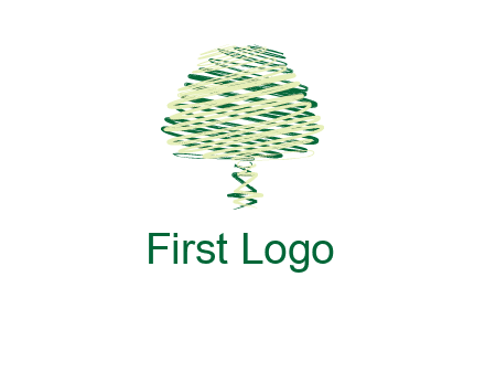 scribble tree logo