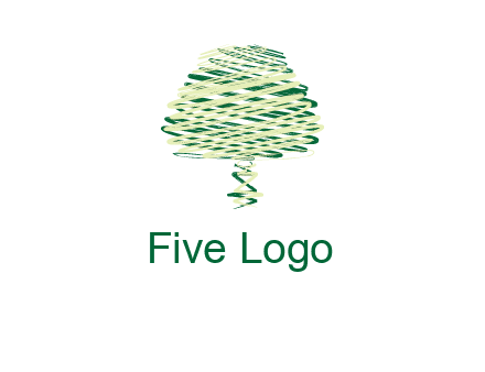 scribble tree logo