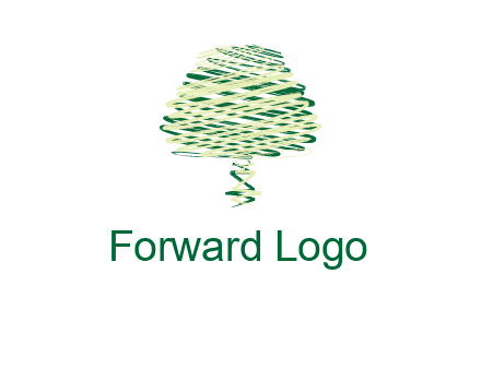 scribble tree logo