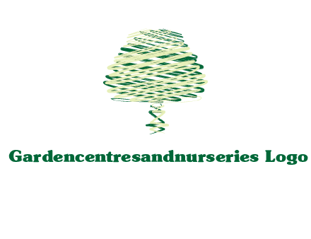 scribble tree logo