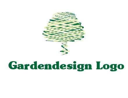 scribble tree logo