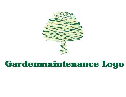 scribble tree logo